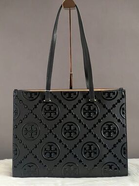 141646 - Tory Burch T Monogram Embossed Tote